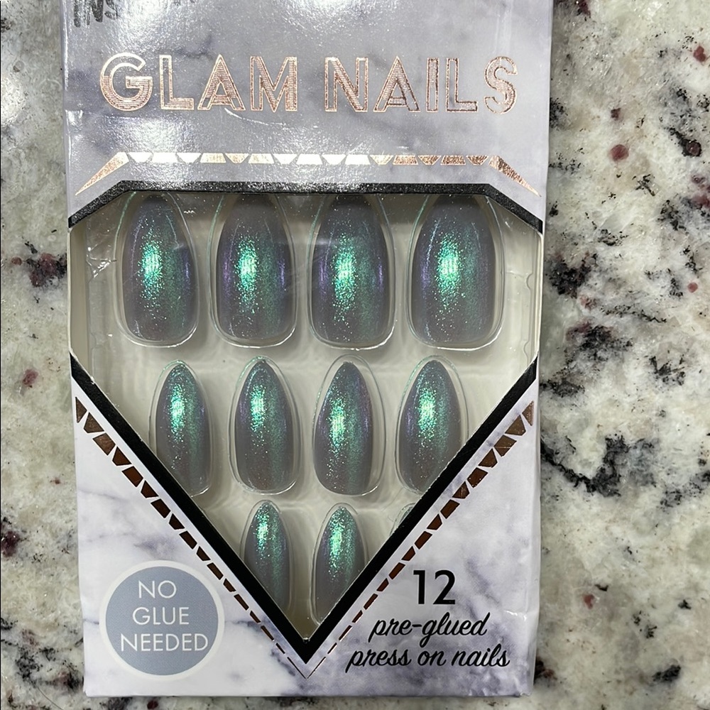Iridescent Press-On Nails